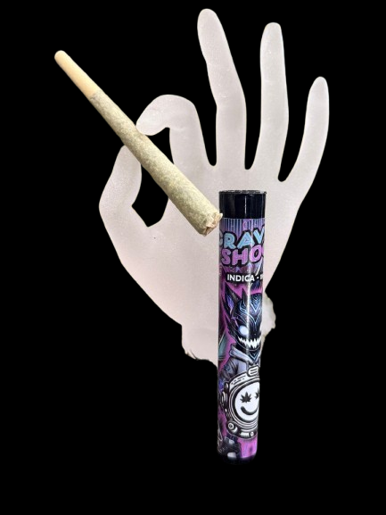 Gravity Shock- Indica (Indoor Pre-rolls)