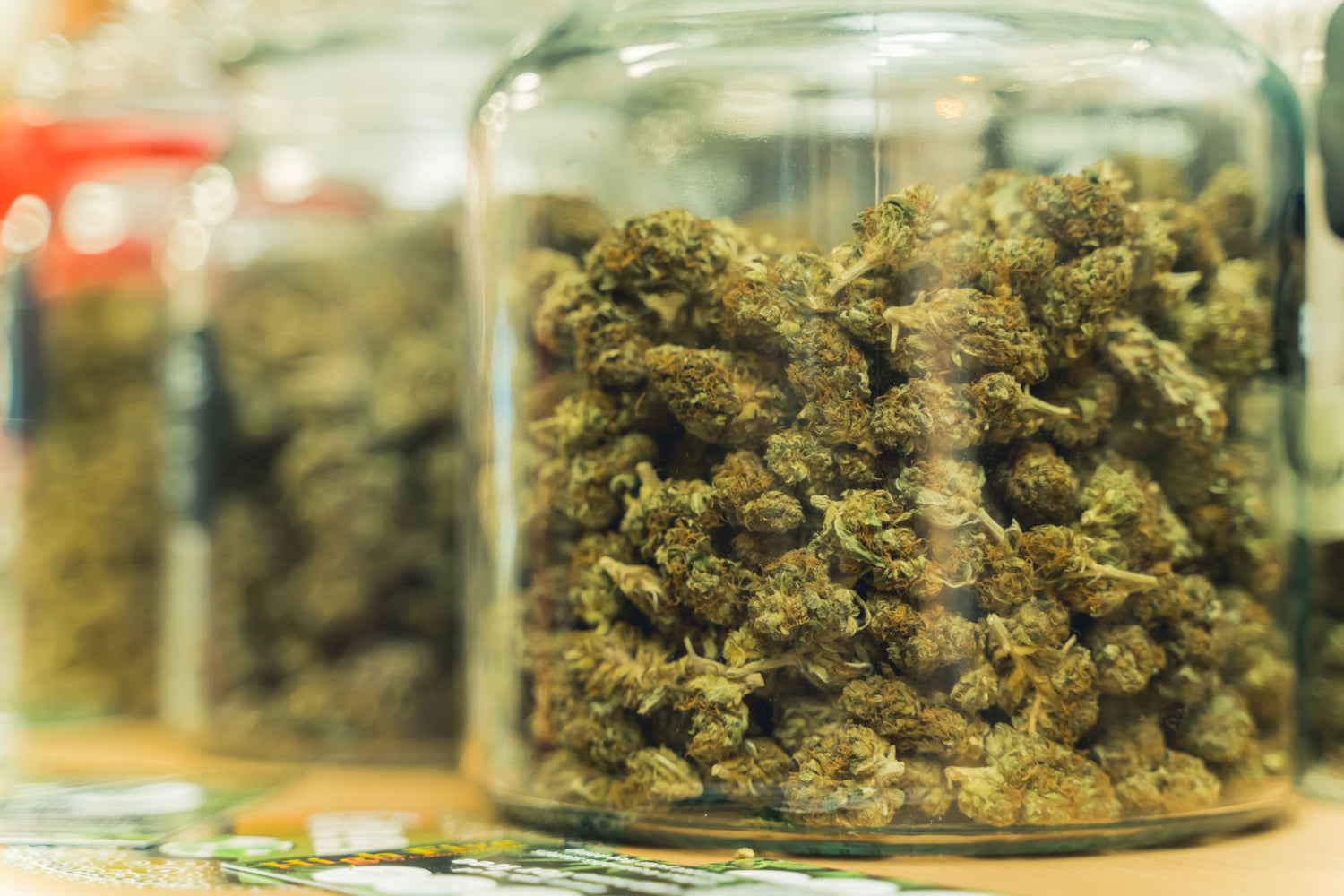 weeed in jar